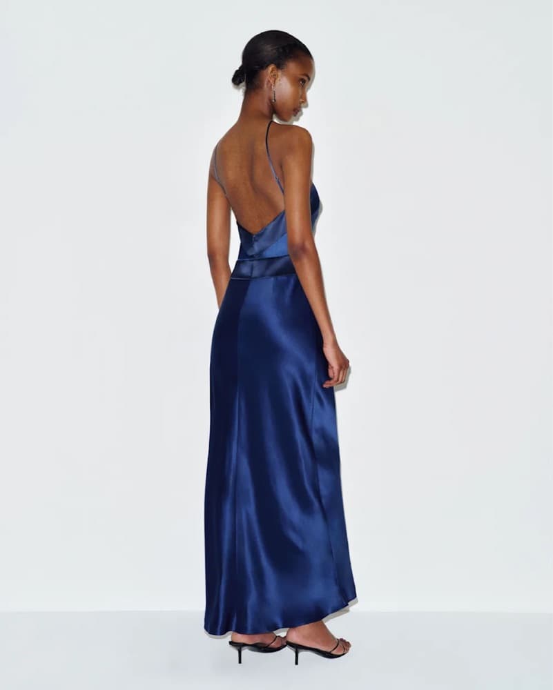Reformation Jillian Silk Dress - Image 3