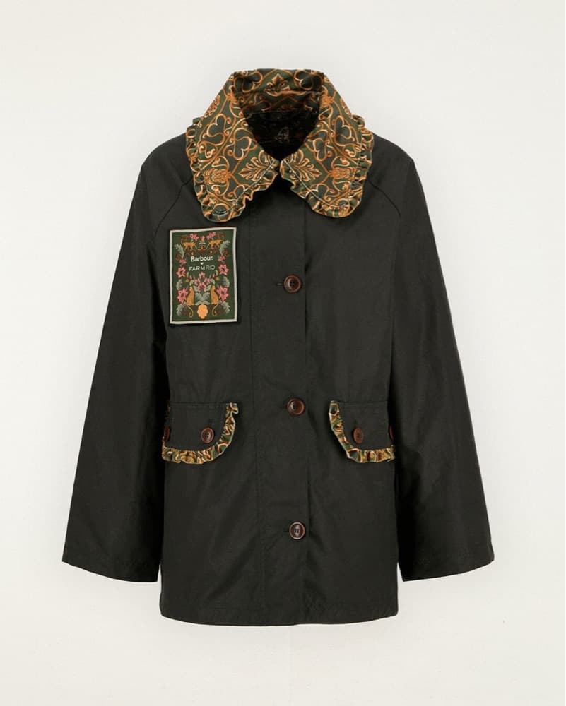 Barbour x Farm Rio Waxed Jacket - Image 1