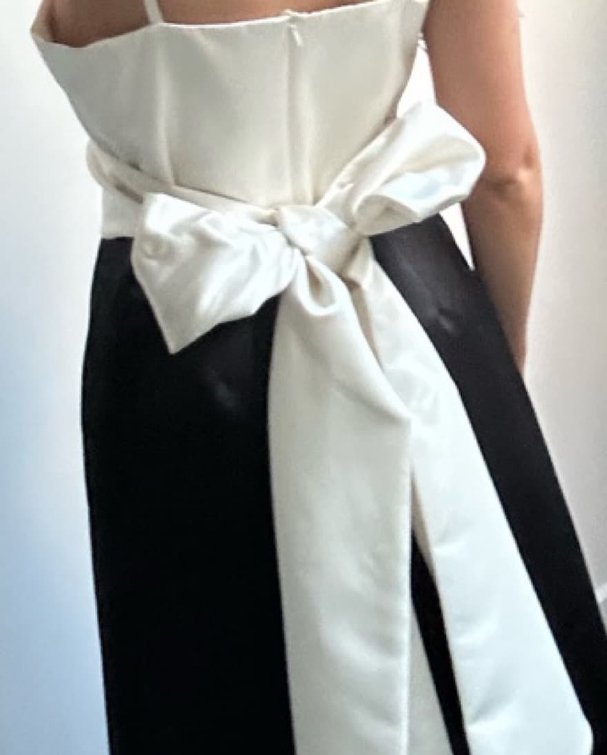Vintage 90’s Black And White Dress - Image 2