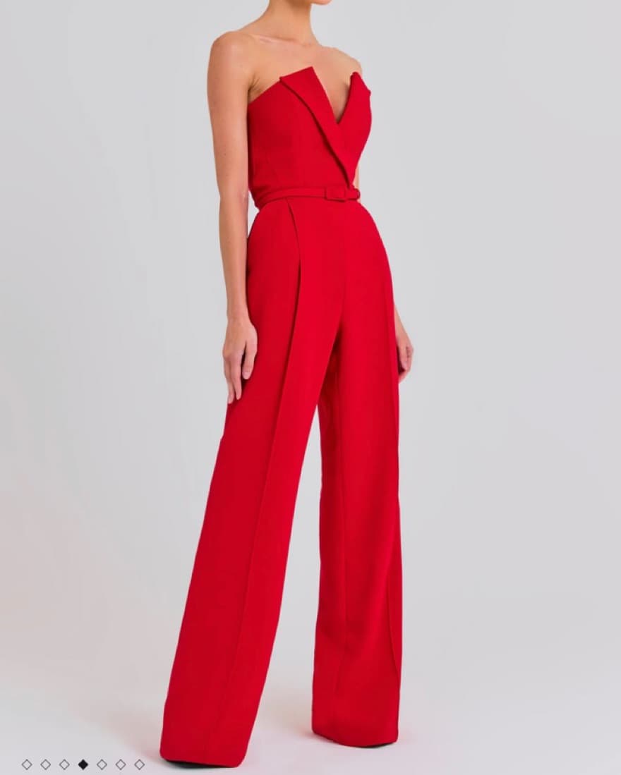 Red Jumsuit - Nadine Merabi  - Image 3