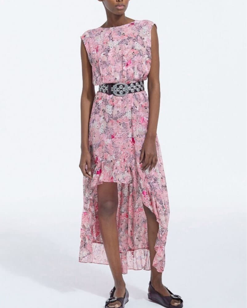 Vibrant Floral High-Low Dress Kooples - Image 3