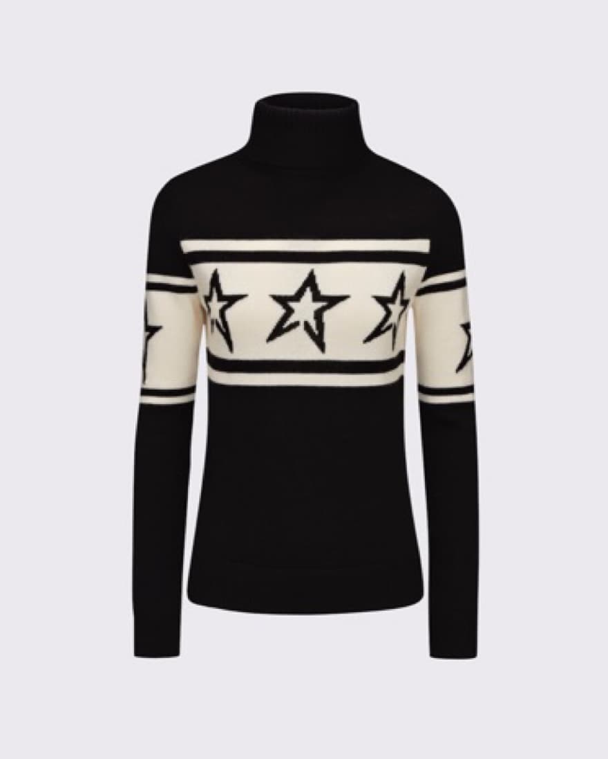Perfect Moment Black Merino Wool Sweater - Image 1