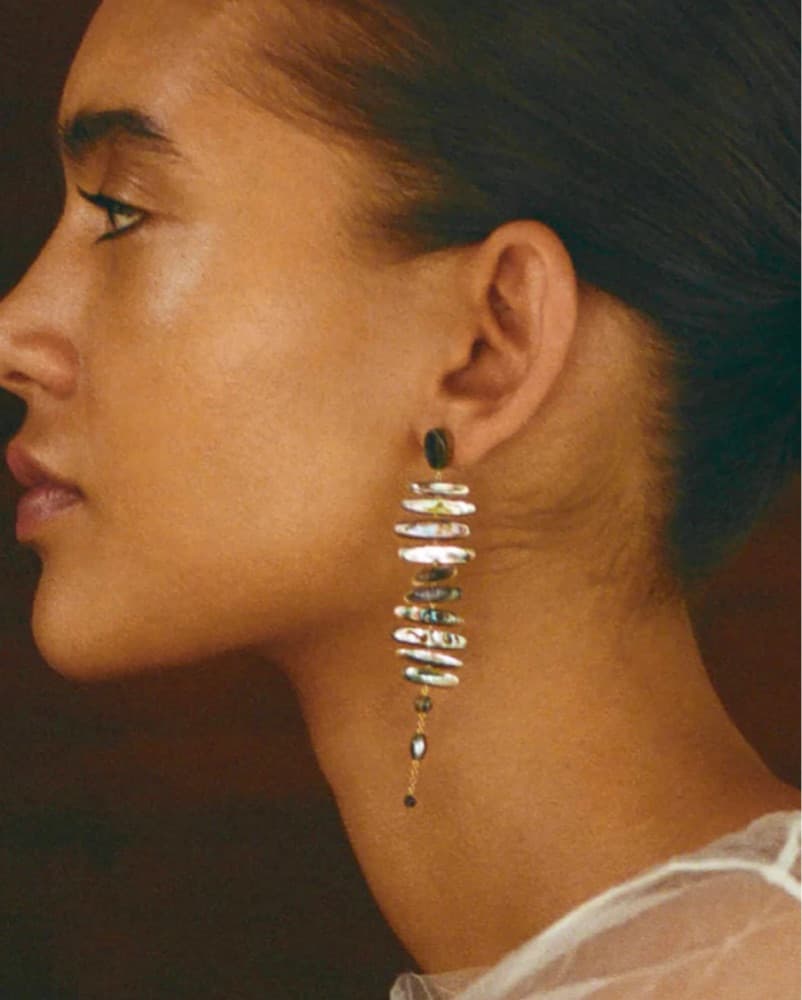 Mizumi Abalone Earrings - Image 2