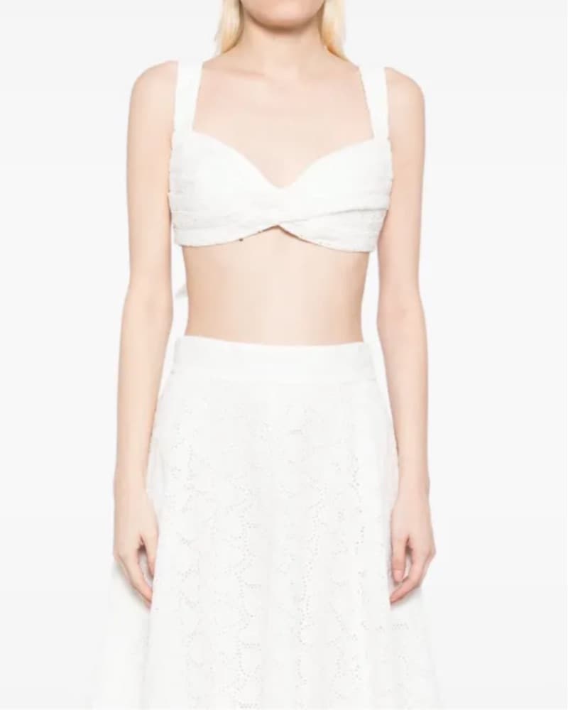 Zimmermann Crush Embroidered Bralette - Image 4