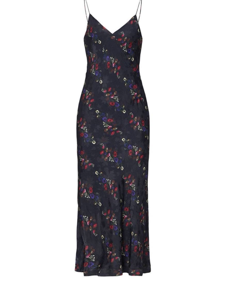 All Saints Floral Slip Dress - Image 3