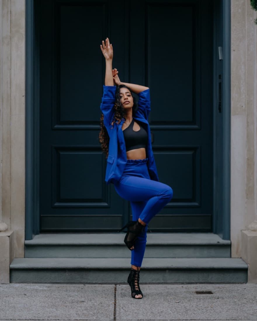 Blue Pant Suit  - Image 3