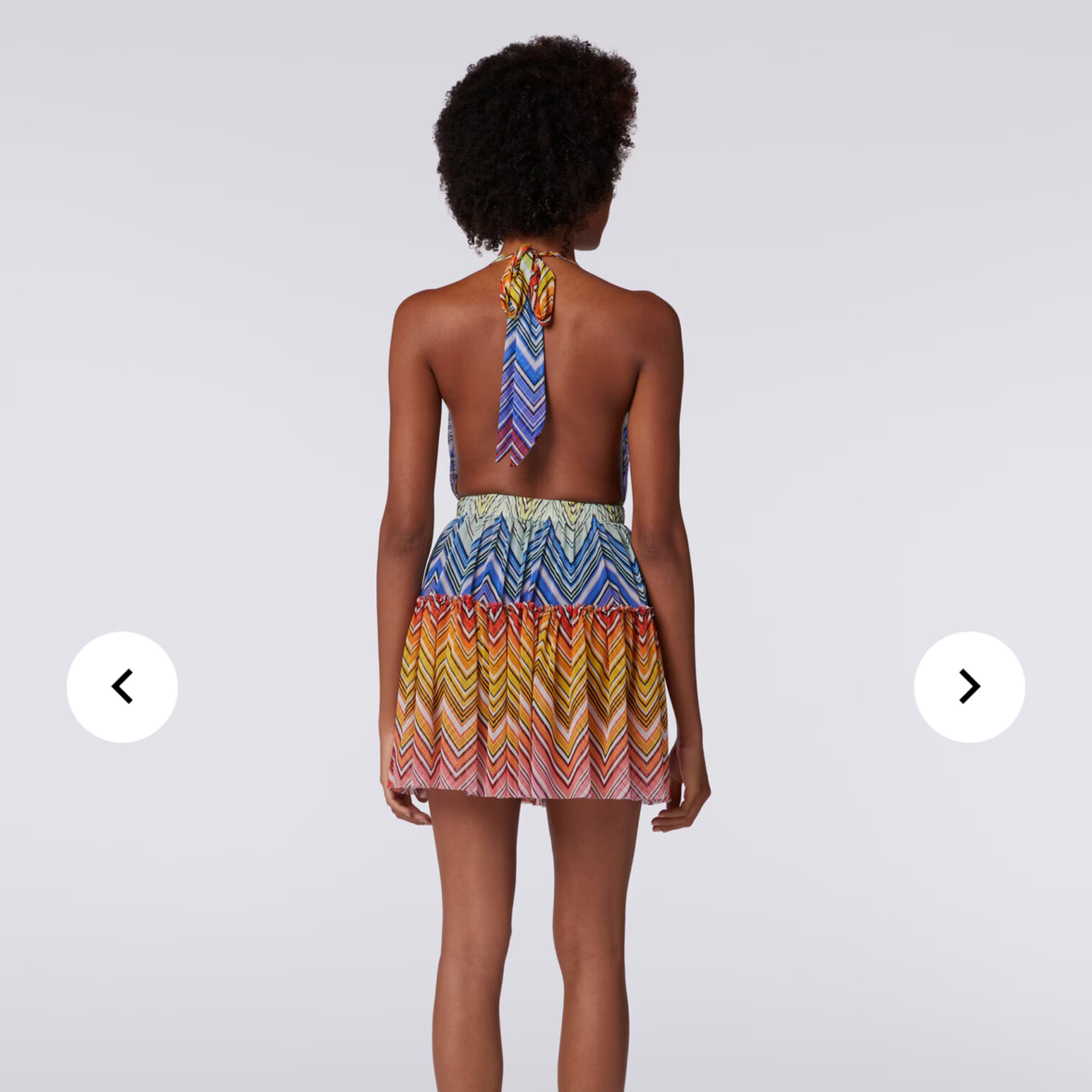 MISSONI Chevron mini dress Small  - Image 4