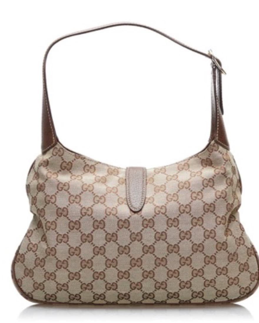 Gucci Vintage Jackie Monogram Hobo - Image 3