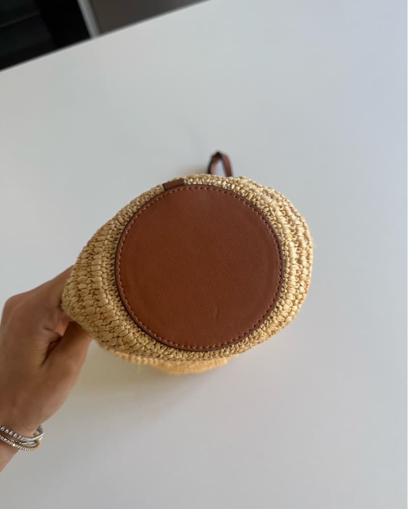 Loewe Raffia Paula's Ibiza Bracelet Bag - Image 3