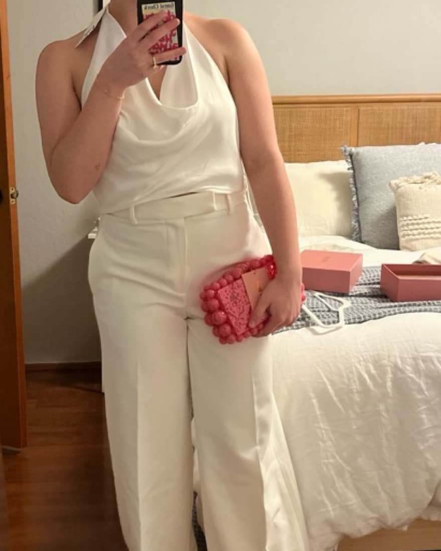 Cult Gaia Eos Clutch In Sangria - Image 1
