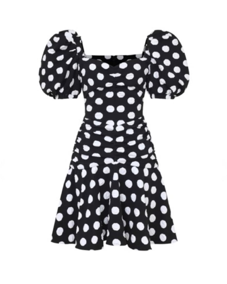 Autumn Adeigbo Bianca Dotted Dress Sz 2 - Image 2