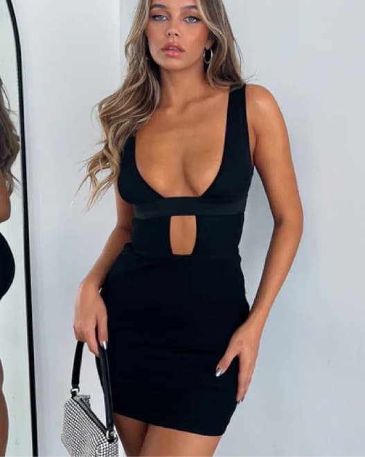 White Fox More Than I Should Mini Dress - Image 1