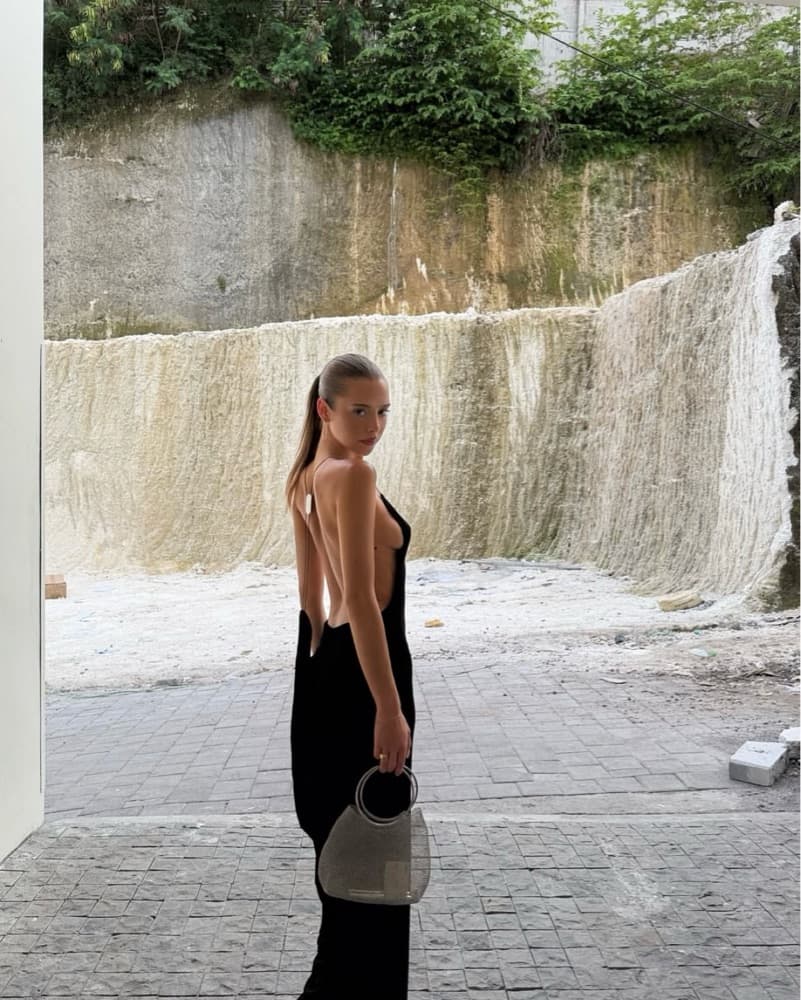 Black I.AM.GIA Backless Dress - Image 1