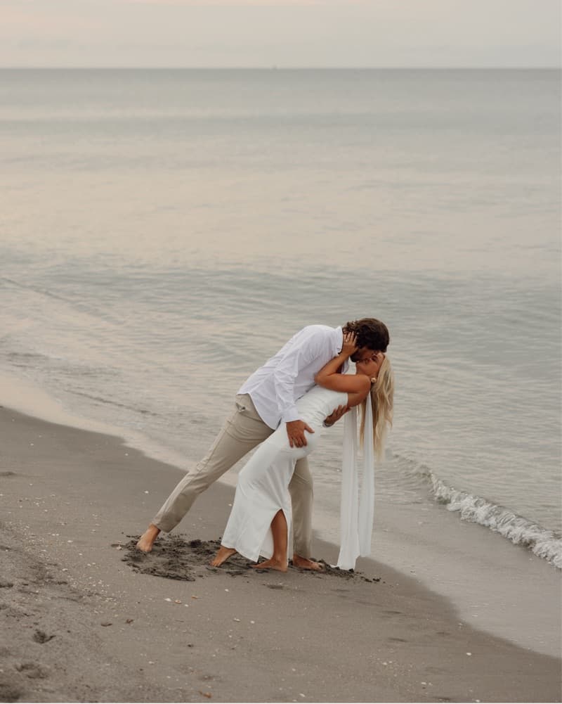 White Maxi Dress With Scarf - Image 3
