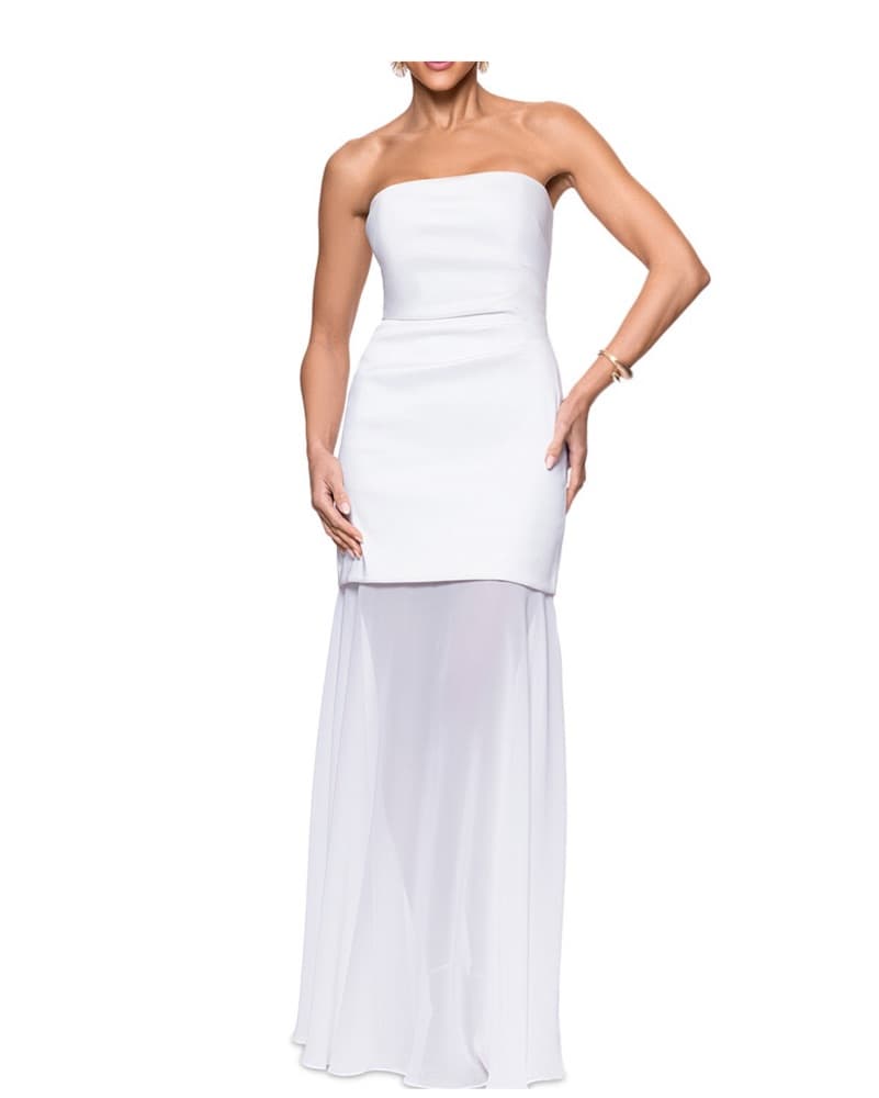 Aqua Mikado Dress - Image 1