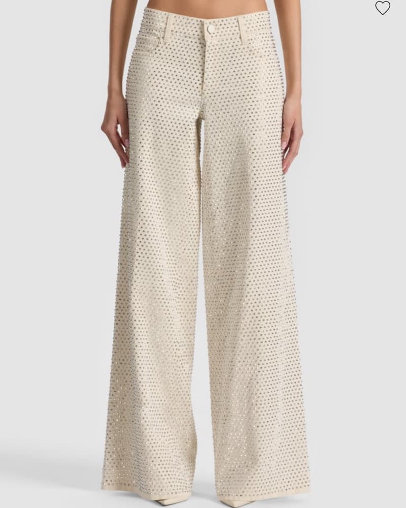 alice + olivia embellished jeans - Image 1