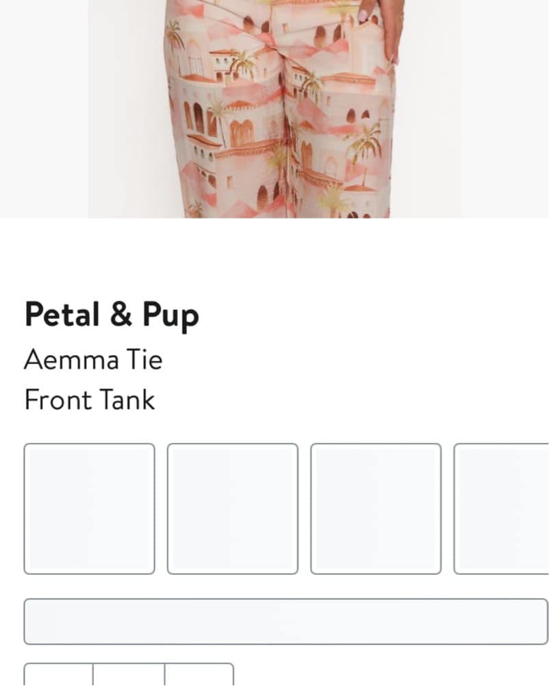 Pedal & Pup Aemma Tie Front Tank - Image 4