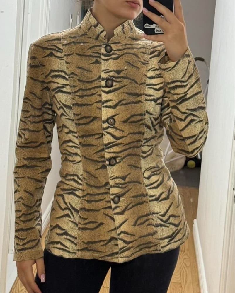 Tiger Print Long Sleeve - Image 1
