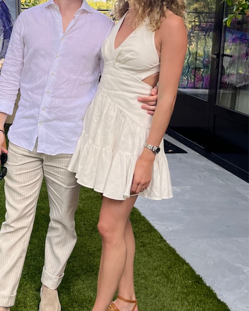 Zimmerman White Linen Dress - Image 1