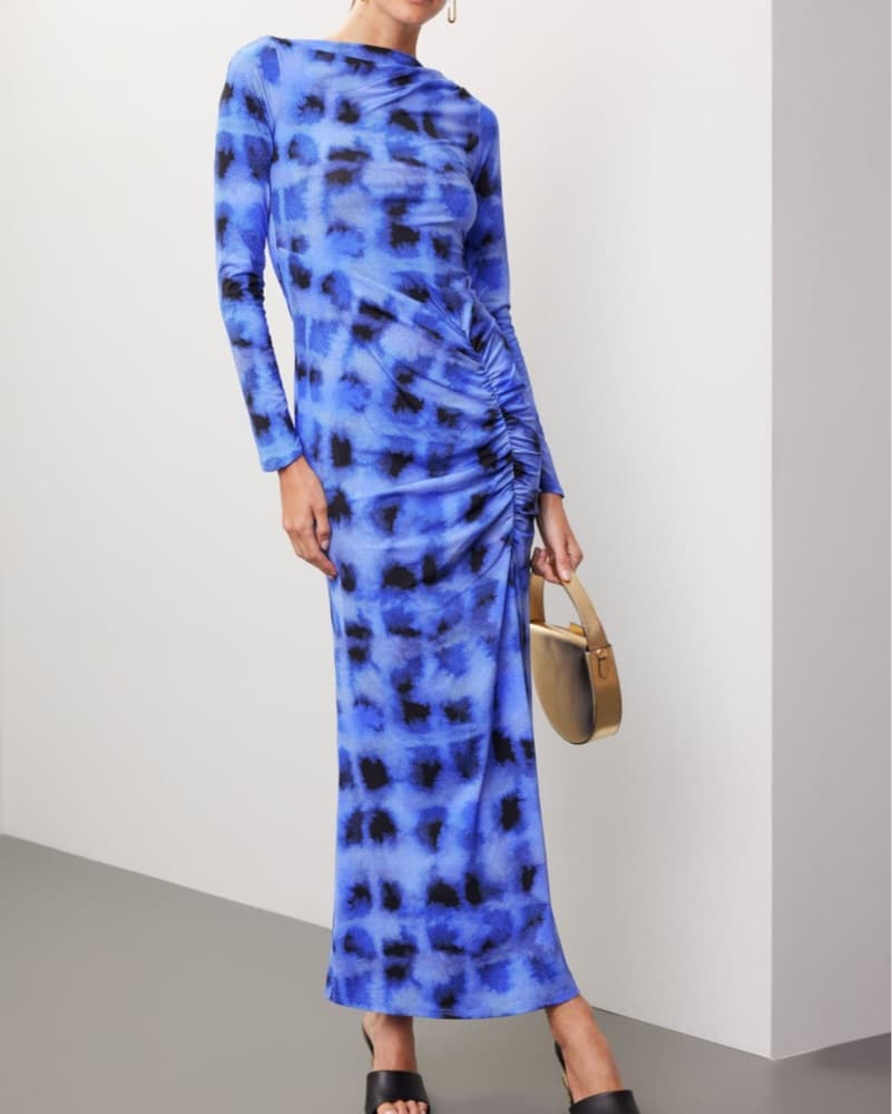 Suboo Shibori Ruched Dress  - Image 1