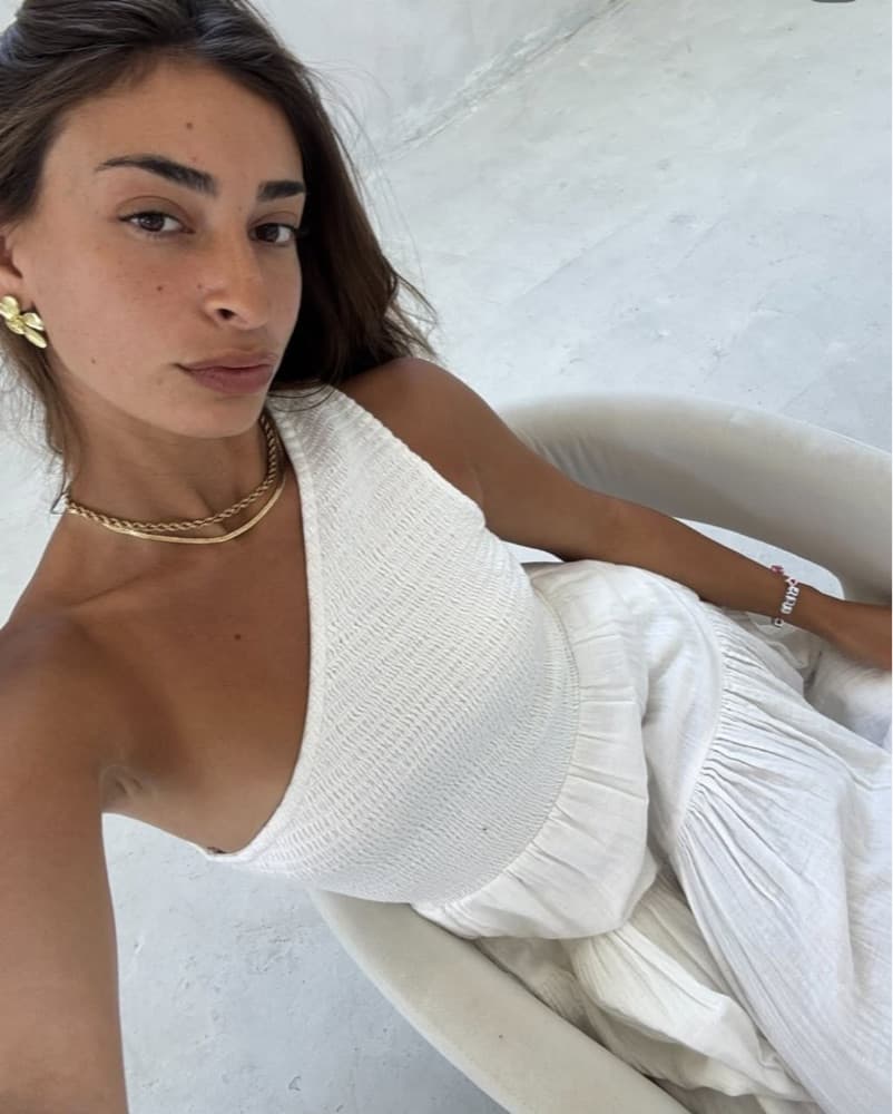 One Shoulder Long Summer Dress - Image 1