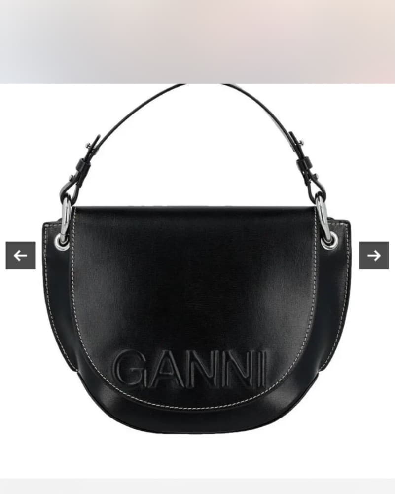 Ganni Black Bag - Image 1