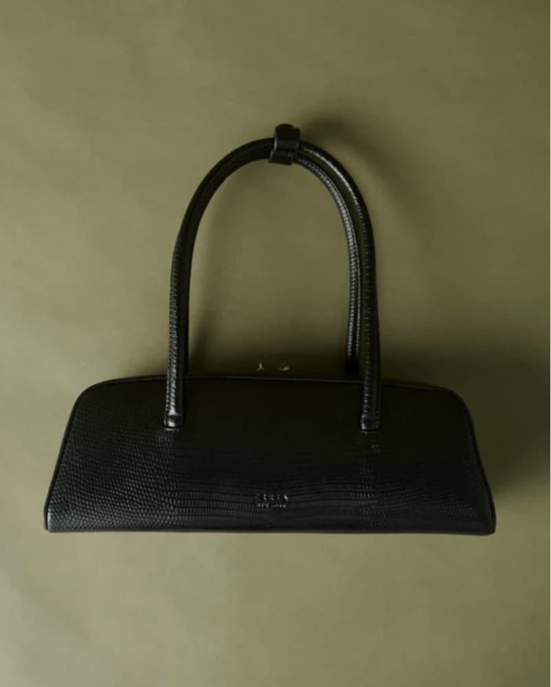 Freja NY Black Lizard Mercer Bag - Image 3