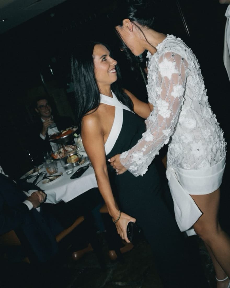 Revolve Black And White Halter Jumper - Image 6
