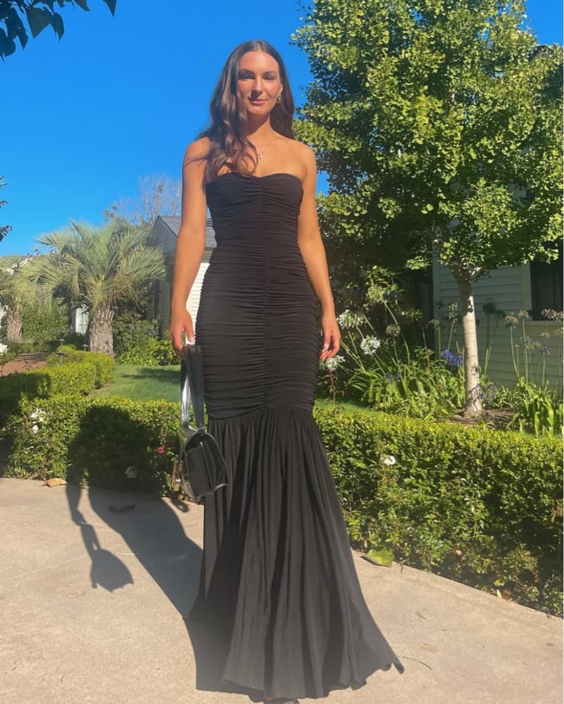 Norma Kamali Front Fishtail Gown  - Image 1
