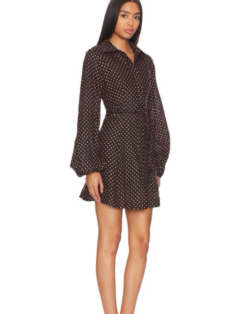 Faithfull The Brand Polka Dot Mini Dress - Image 2