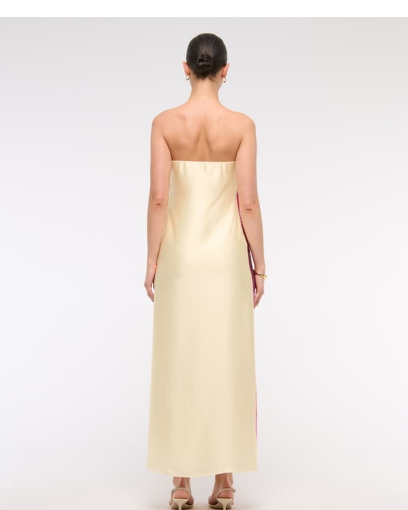 Butter Yellow Floral Dress - Image 2