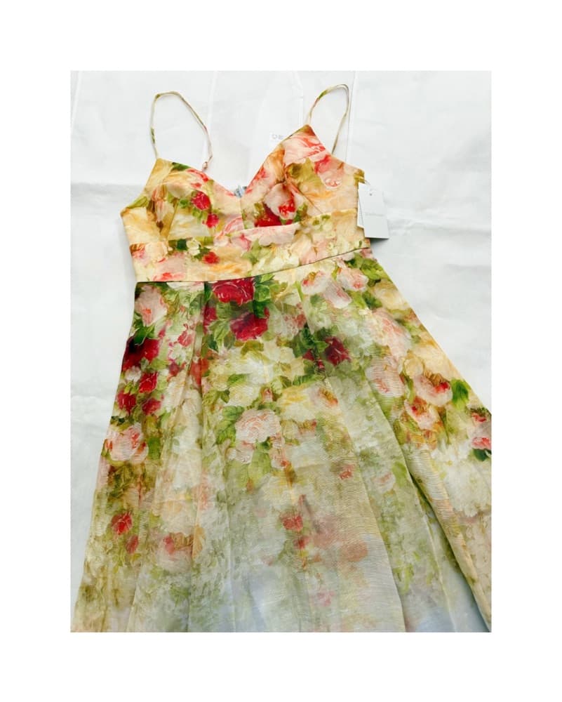Zimmerman Romantic Floral Midi Dress - Image 6