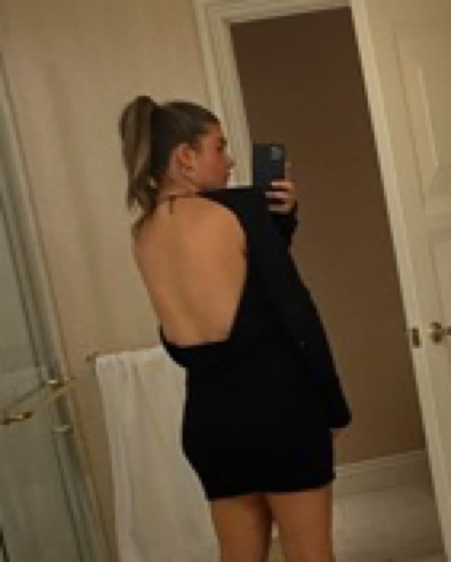 The Attico Black Mini Dress - Image 3
