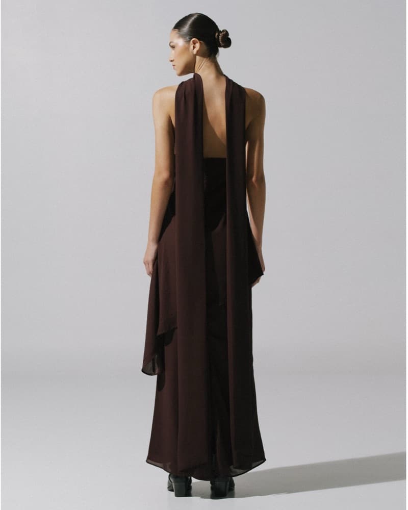 Baobab Brown Maxi Dress  - Image 3