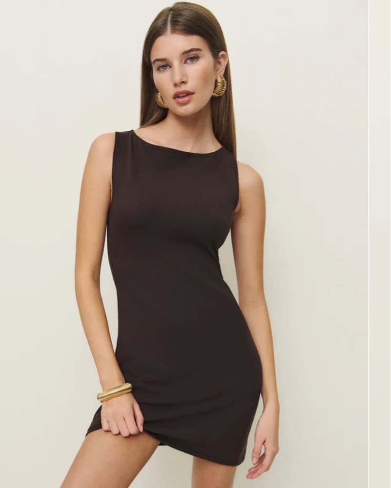 Nataly Knit Dress - Brown - Image 1