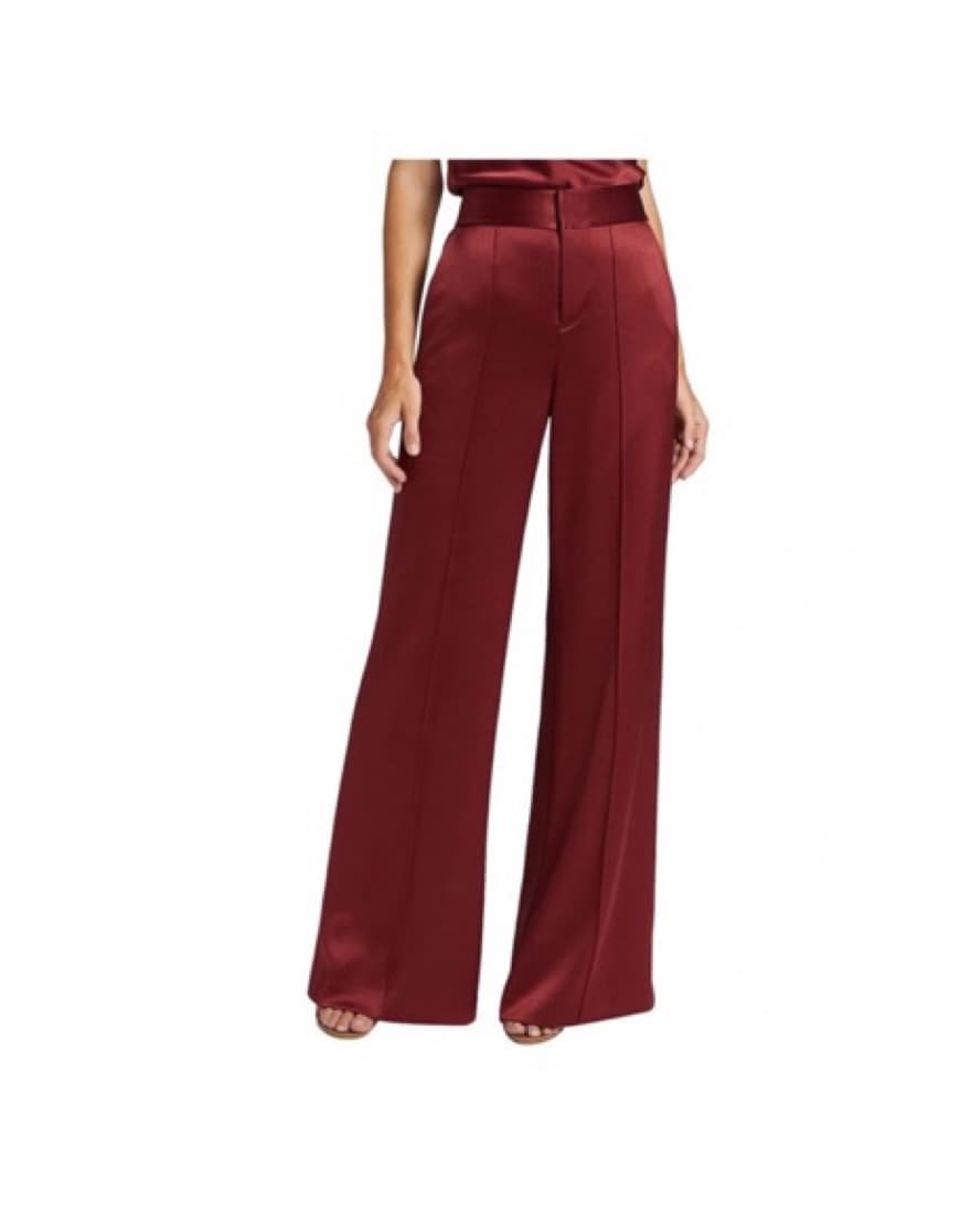 Alice & Olivia Burgundy Pants  - Image 3