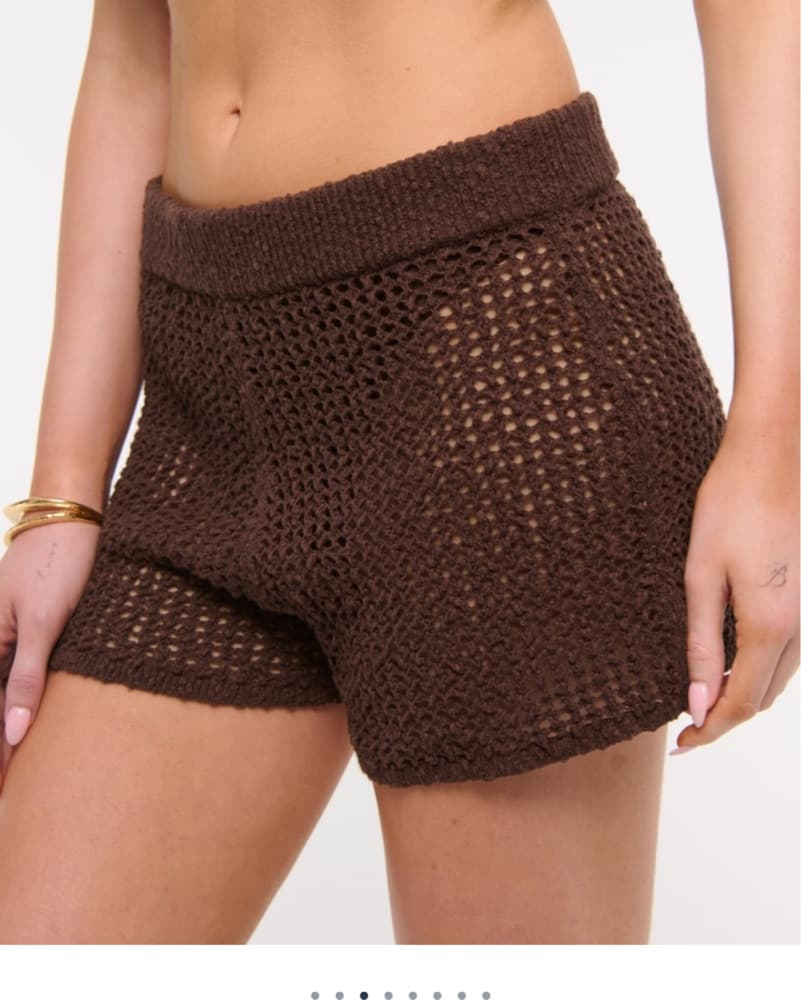 A&F Crochet Coverup Shorts - Image 4
