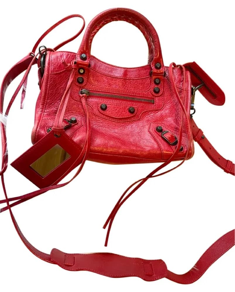 Balenciaga Red City Bag - Image 1