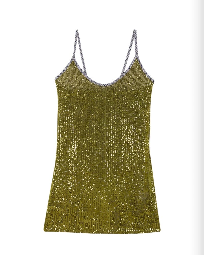 Handover Green Sequin Dress - Image 2
