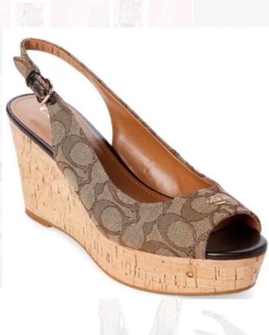 Coach Cork Wedges - Image 1