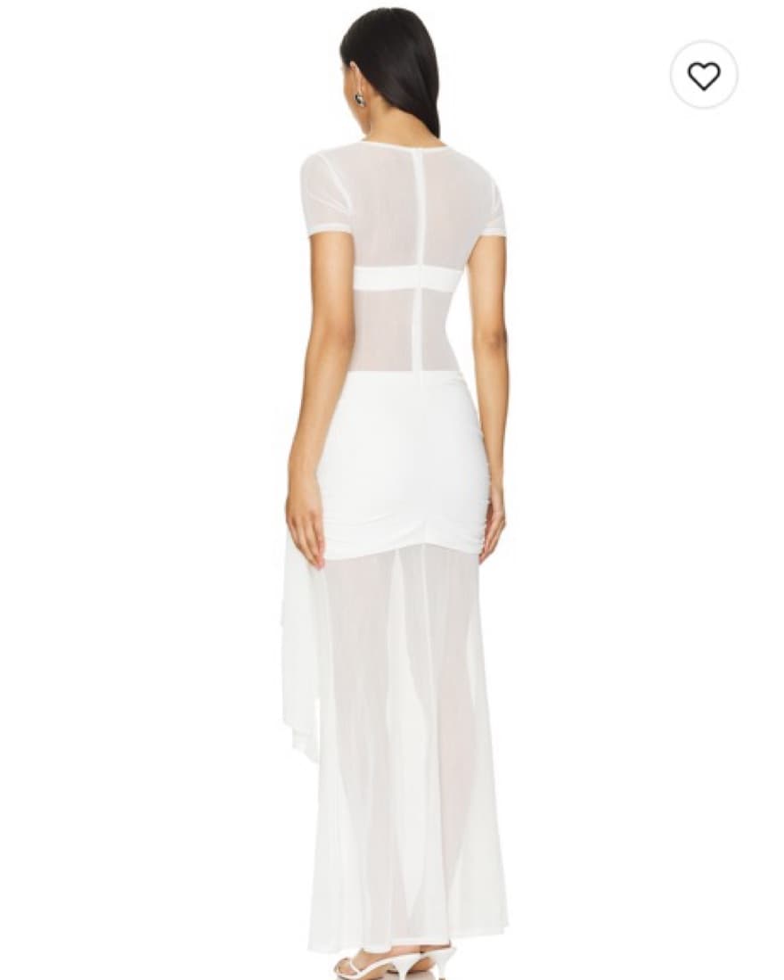 NBD White Sera Maxi Dress - Image 3