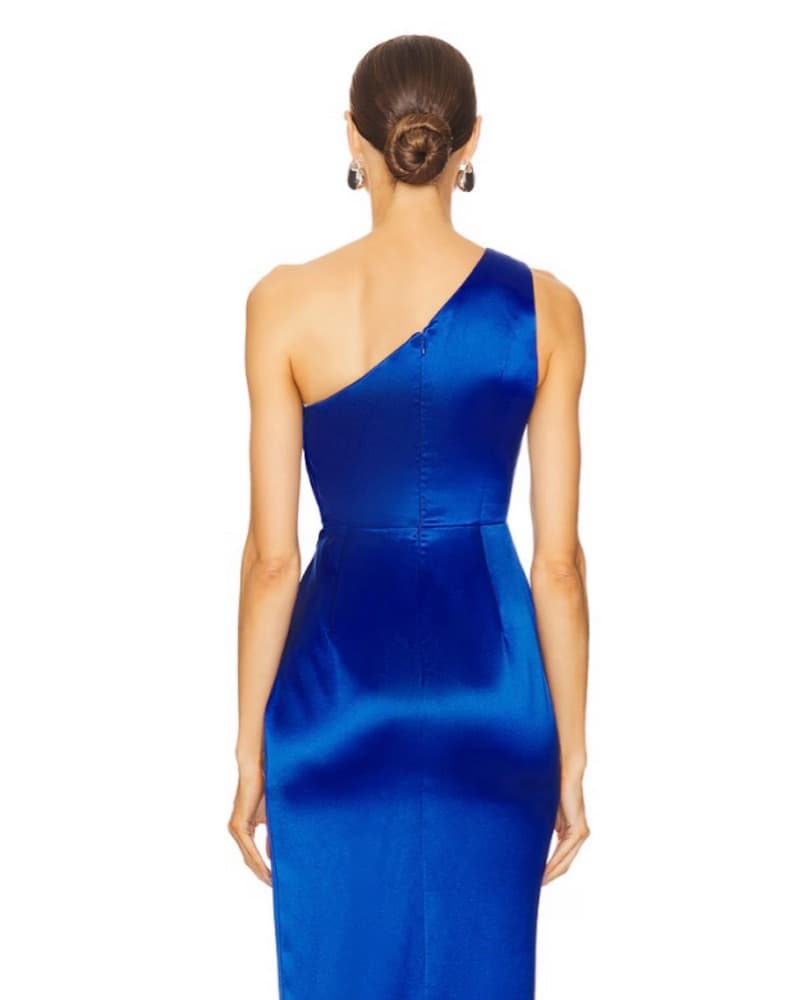 Sau Lee Preston Dress Egyptian Blue - Image 2