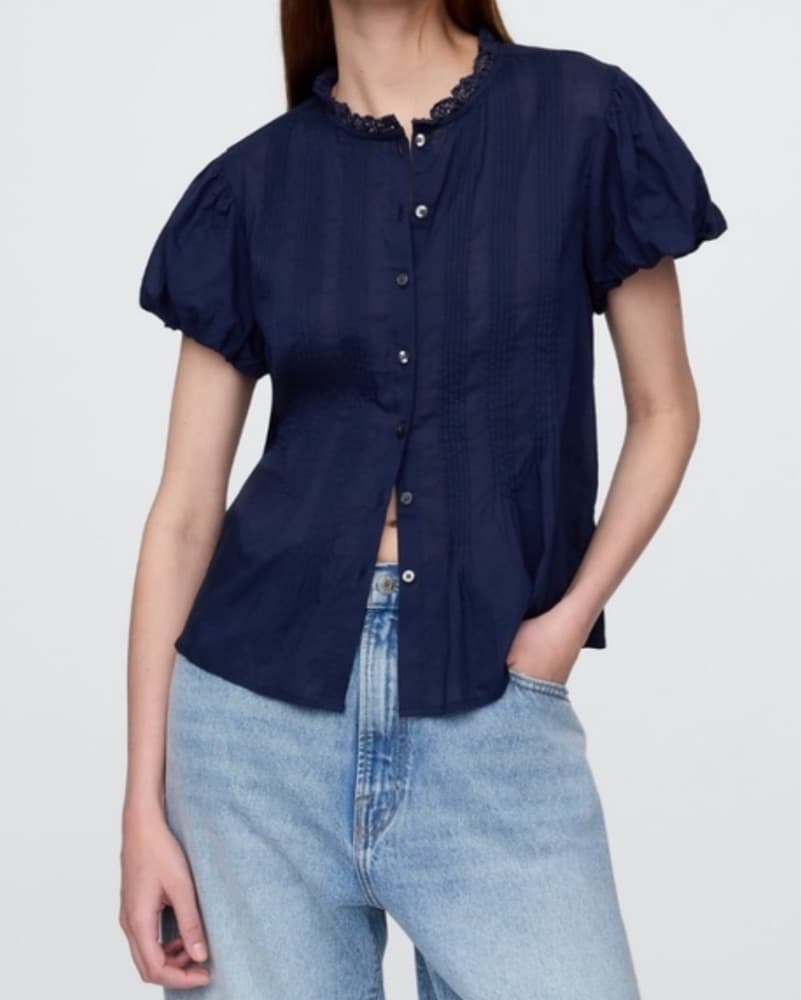 Gap Pintuck Top  - Image 1