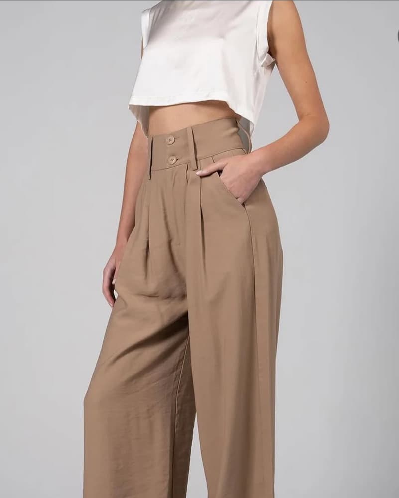 NONCHALANT mel crop ivory top  - Image 2