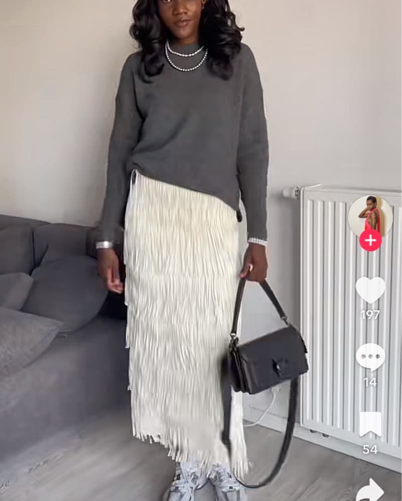 Zara Fringe skirt  - Image 1