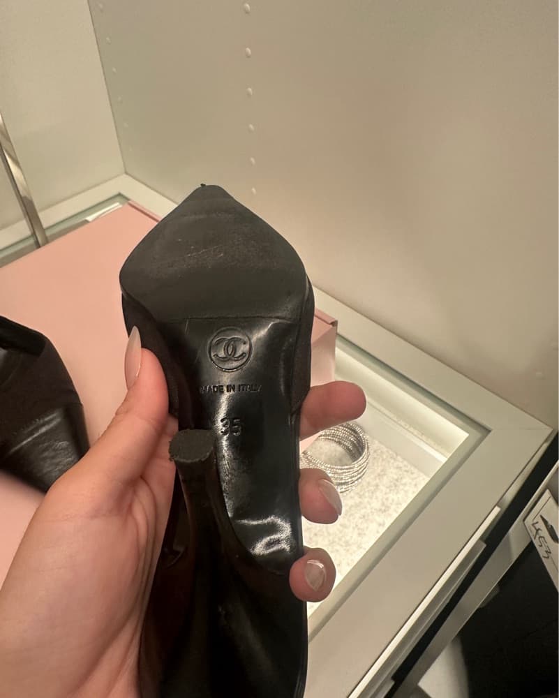 vintage chanel mules size 35 - Image 4