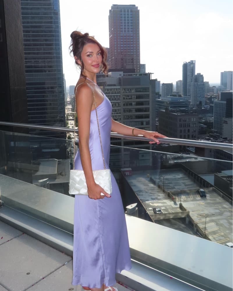 Revolve Lilac Formal Dress - Image 4