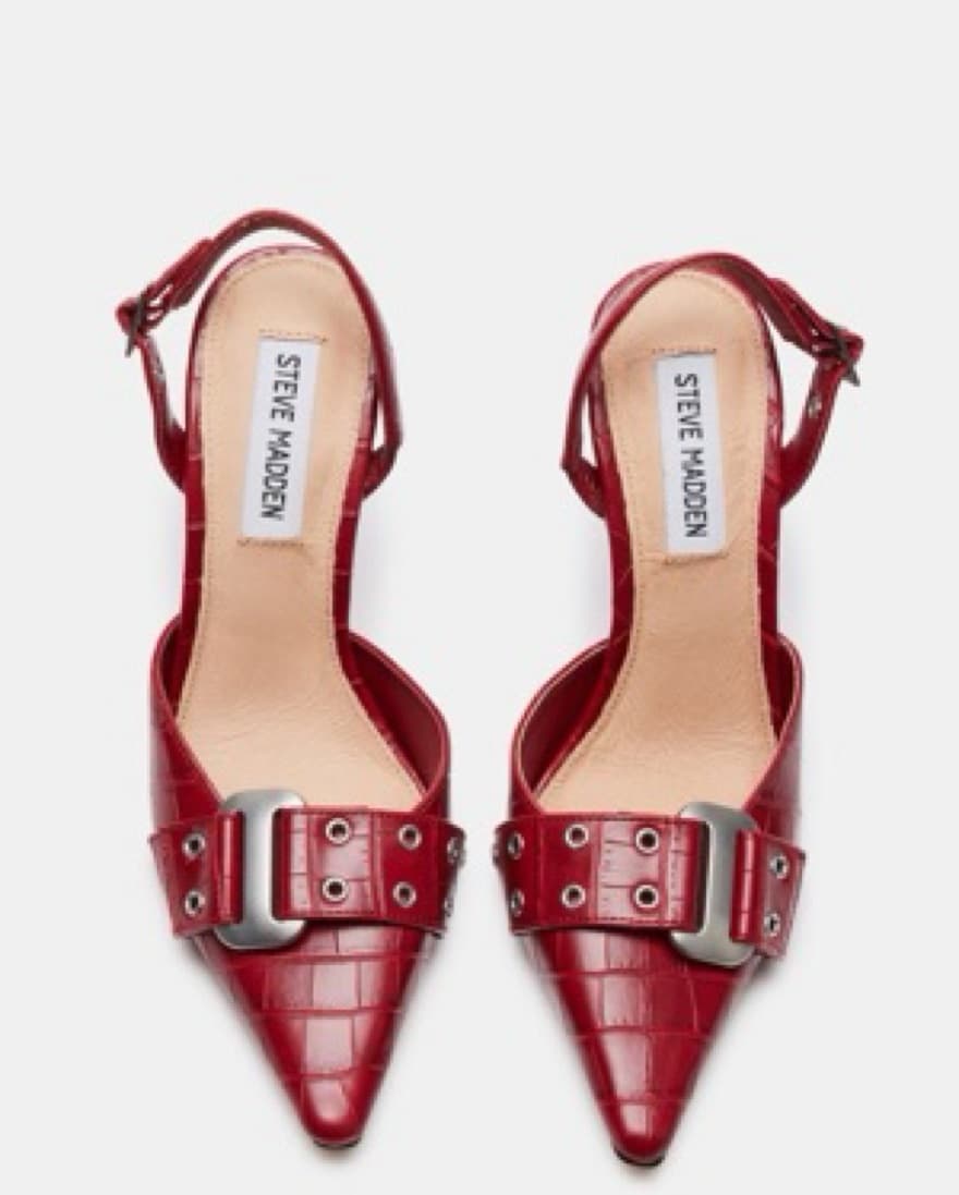 Steve Madden Red Croc Heel  - Image 2