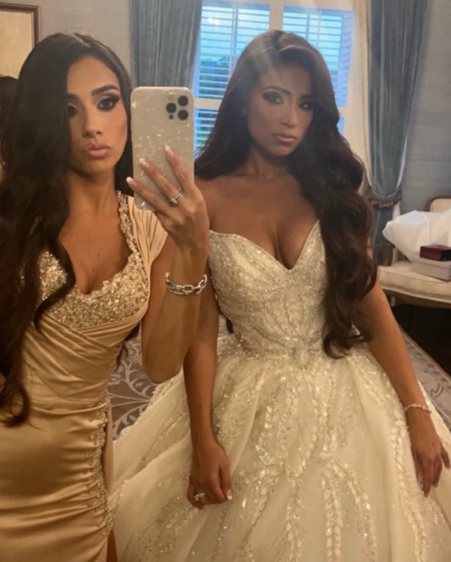 Minna Custom Champagne Gown - Image 5