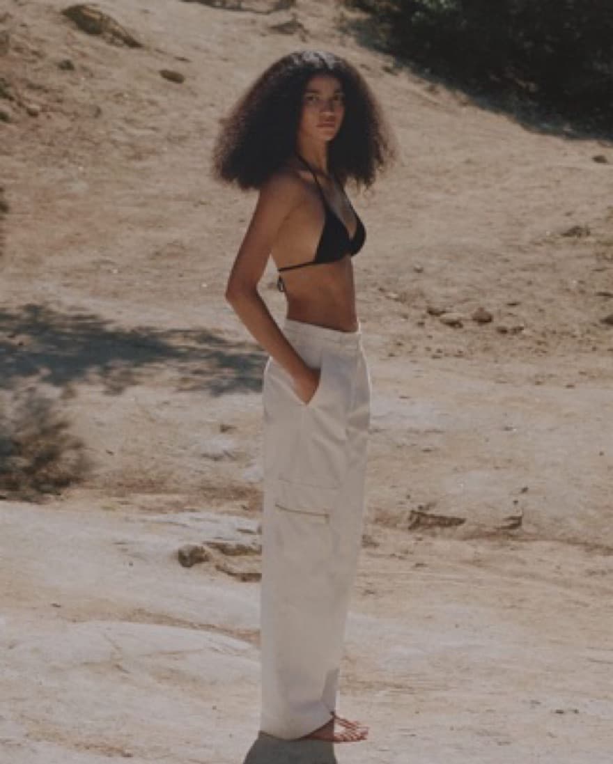 Wide Leg White Jean - Image 4